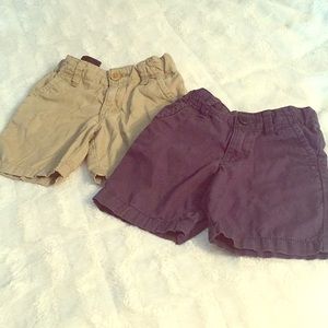 SOLD!!! 2 Pair Boys Khaki Shorts